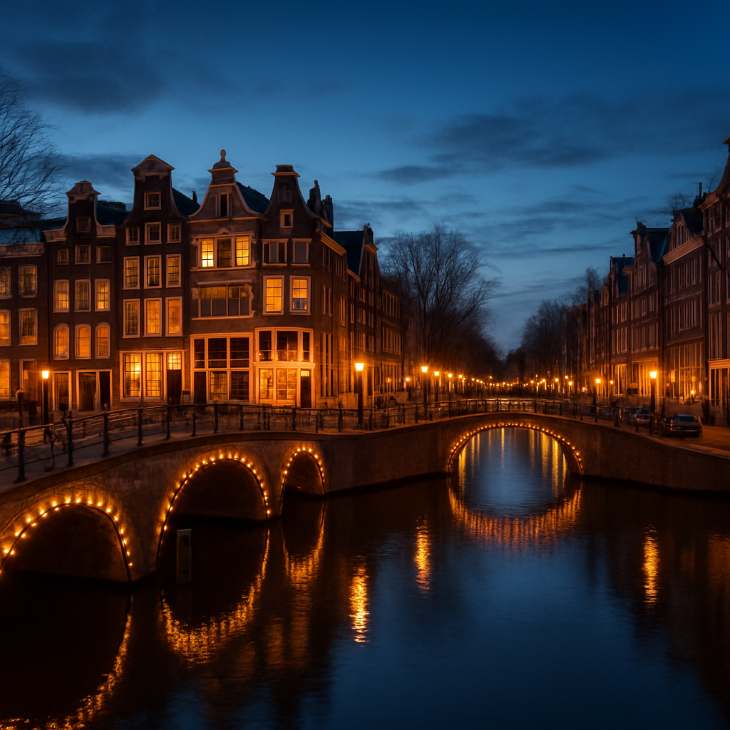 Amsterdam skyline