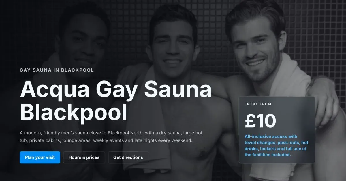 Acqua Sauna Blackpool in Blackpool