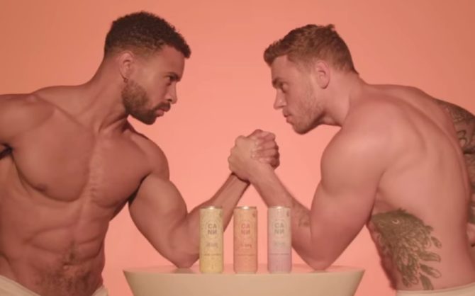 Gus Kenworthy’s underwear bulge is quite distracting in this new seltzer ad